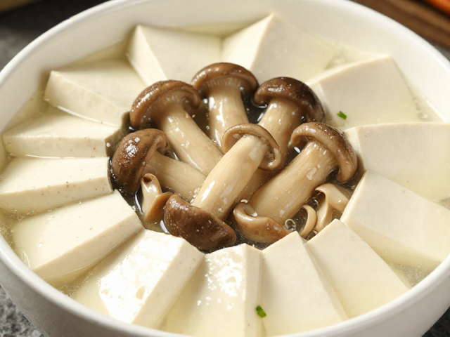 菌菇豆腐的清淡鲜香