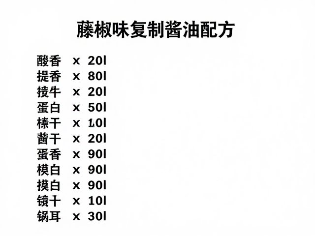 配方比例计算与标准化执行