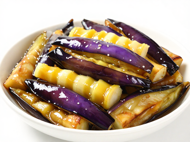 春笋烧茄子：时令食材的鲜脆交响