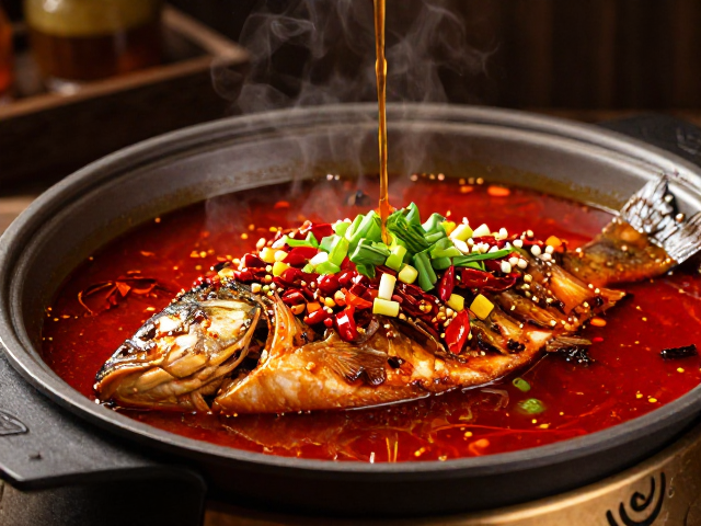 汤汁浇淋与配料融合的艺术