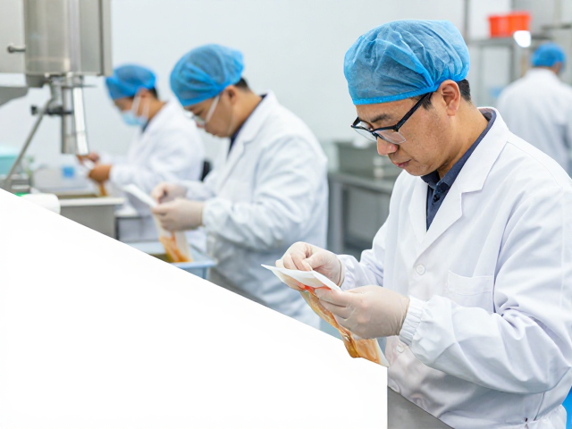 川味食品加工园区内，品控检测人员如何把关水煮鱼预制包？