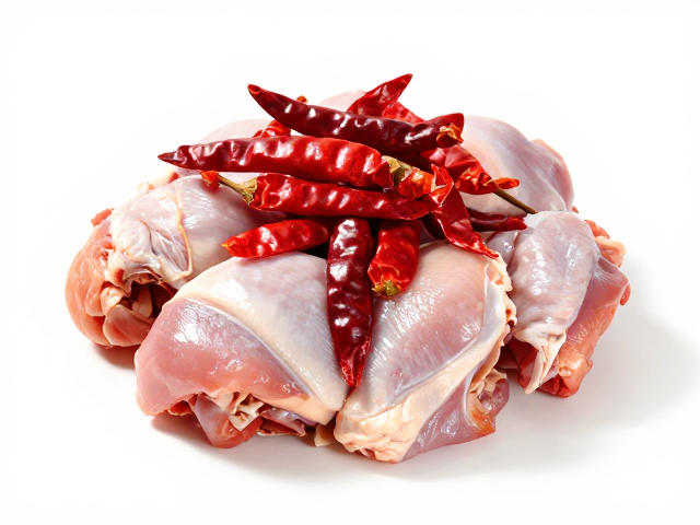 选材与预处理：鸡肉与干辣椒的讲究