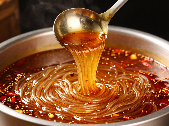粉条处理与佐料配比的精细控制