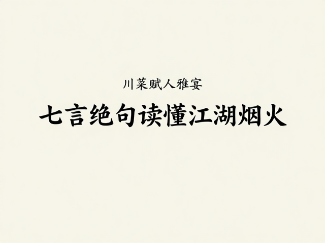 味觉与意境的交融