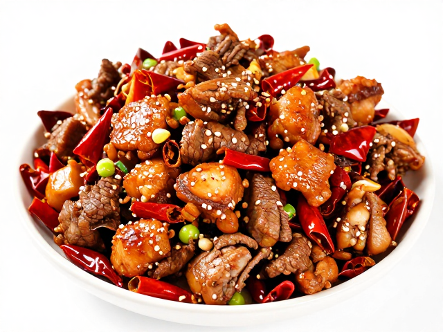 干煸辣子鸡牛肉，外酥里嫩零失败教程，在家复刻正宗川味