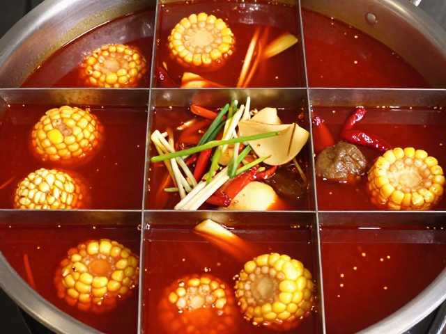 汤底与配菜的层次铺陈