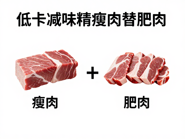 瘦肉替代肥肉的营养优势与代谢机制