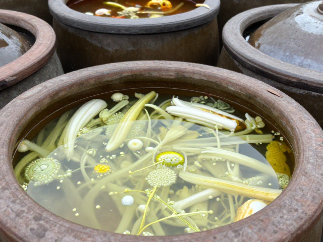 老坛发酵中的微生物生态与风味构建