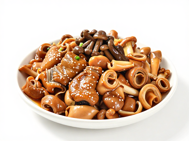 肥肠与菌菇的鲜香交响