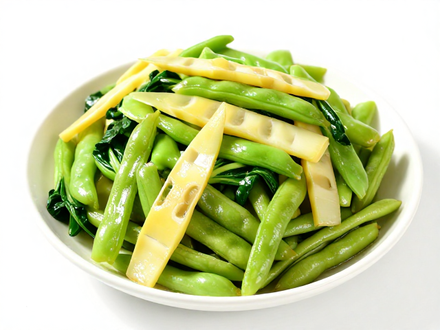 四季豆小白菜的快手清炒