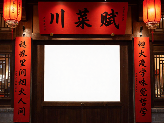 烟火叙事,楹联映照的饮食哲学
