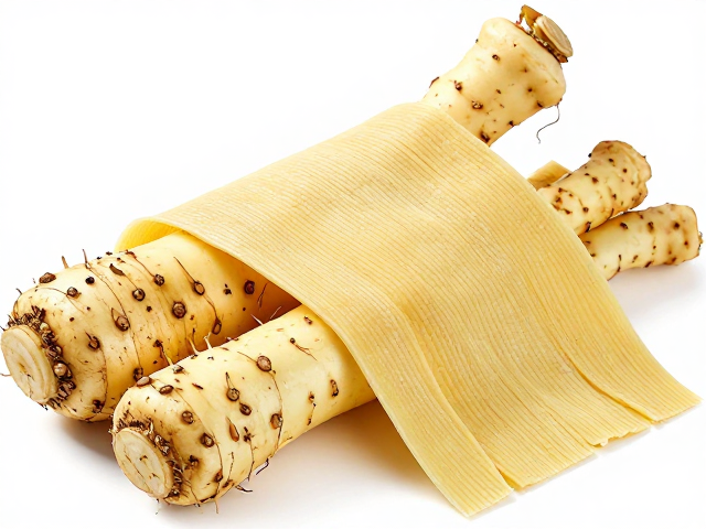 根茎类与豆皮的色彩与风味协同