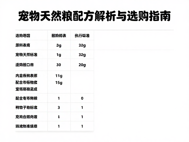 选购指南：看原料表与执行标准