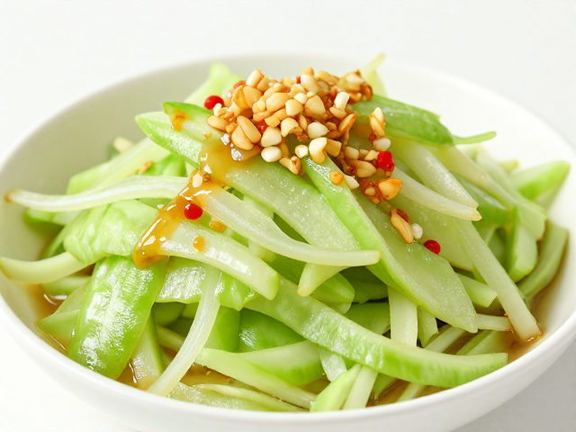 蒜泥凉拌丝瓜：夏日餐桌的清爽解腻