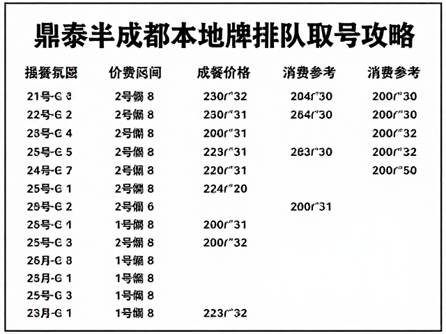 价格区间与消费参考