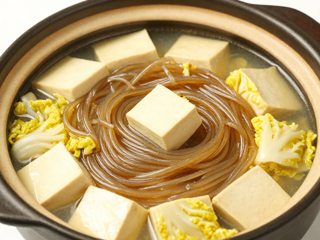 砂锅白菜豆腐炖粉条：清淡与厚重的平衡