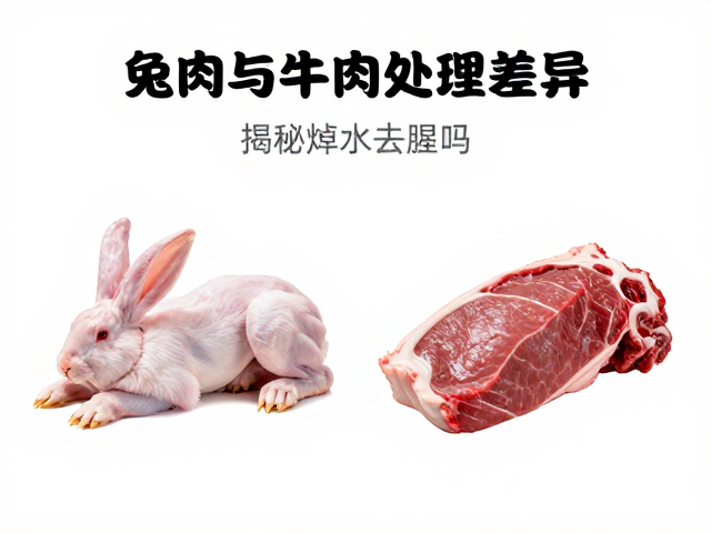 兔肉与牛肉在预处理逻辑上的本质差异