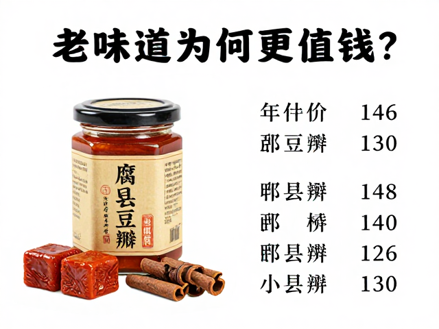 腐乳、桂皮、郫县豆瓣按年份定价，老味道为何更值钱？