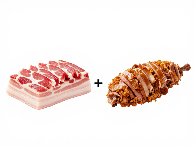 带皮五花肉与鹅肉的烹饪物理与化学差异