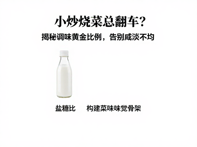小炒烧菜总翻车？揭秘调味黄金比例，告别咸淡不均