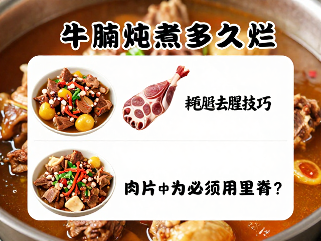 牛腩炖煮多久烂？羊腿去腥技巧？水煮肉片为何必须用里脊？