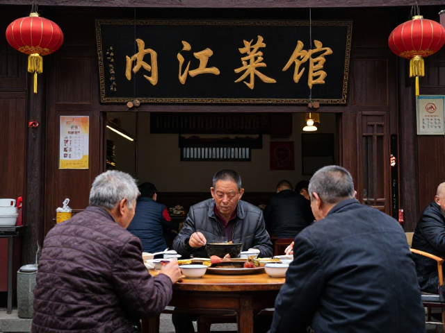 内江莱馆，老顾客多，麻辣鲜香地道味