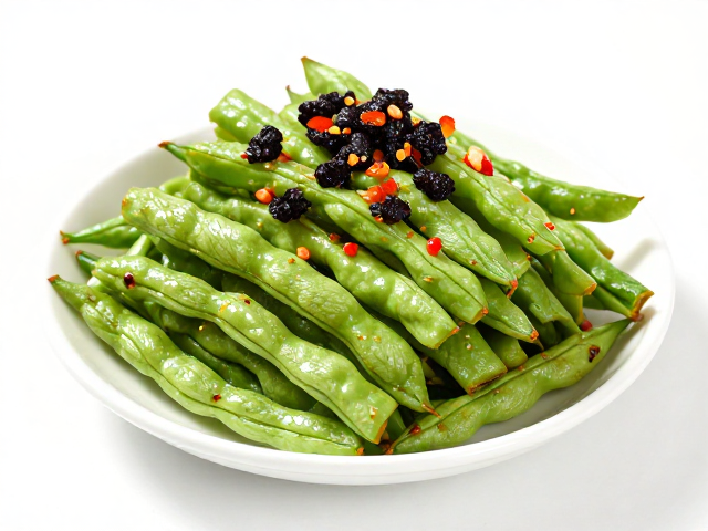忌辣者福音，干煸四季豆素版无豆豉，还原原味川菜本味