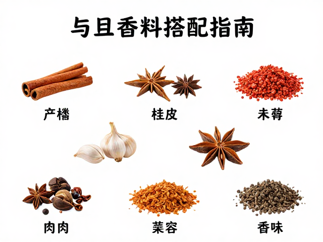 科学搭配其他香料以平衡风味结构