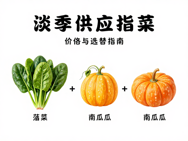 菠菜淡季供应紧张，南瓜成最佳替代菜，价格与选购指南