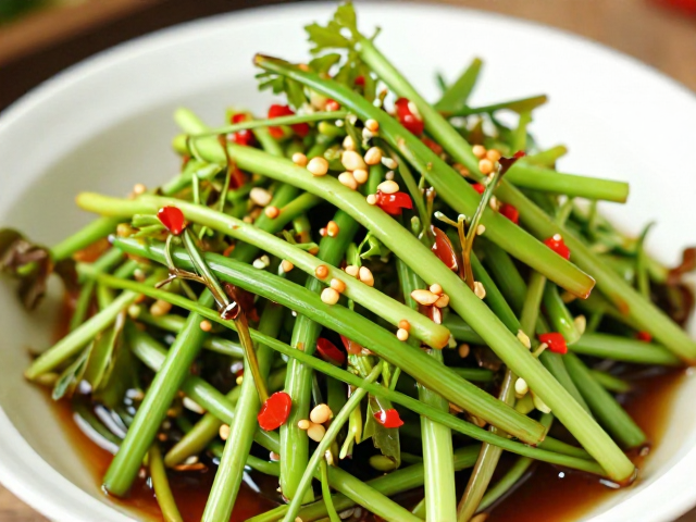 香椿凉拌青菜头，鲜香爽口的春季必吃美食做法