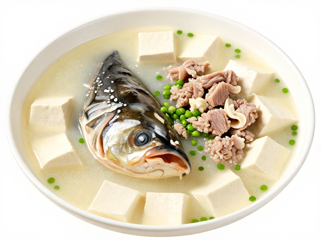 花鲢鱼头豆腐汤的鲜美哲学