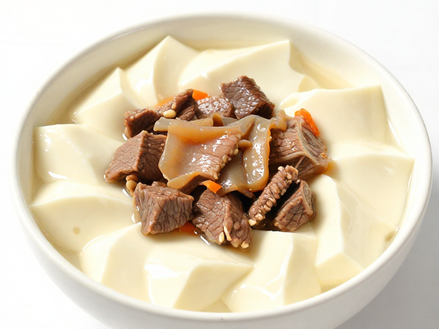儿童食谱，豆花牛肉与魔芋烧鸭，营养美味促成长