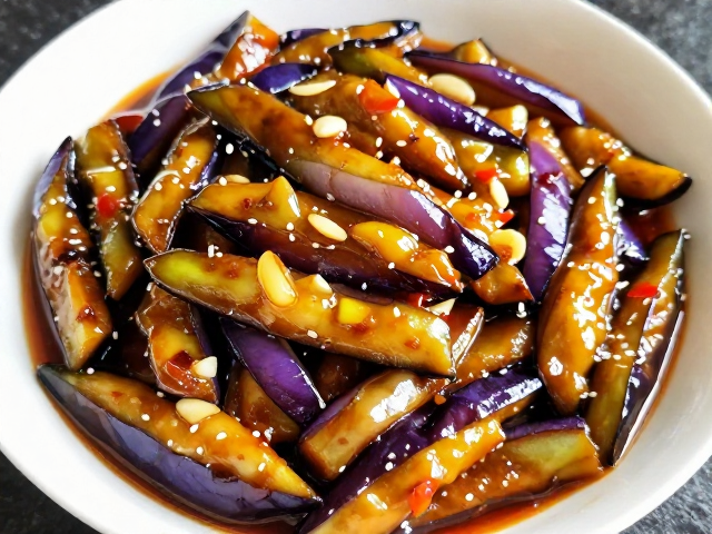 鱼香茄子做出口感椒麻味，蒜香浓郁超下饭，零失败家常菜谱
