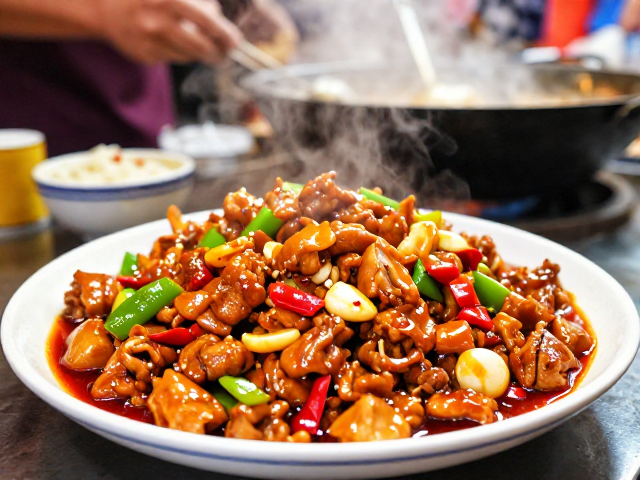 老成都夜市摊宫保鸡丁，正宗做法揭秘，一口穿越回小时候
