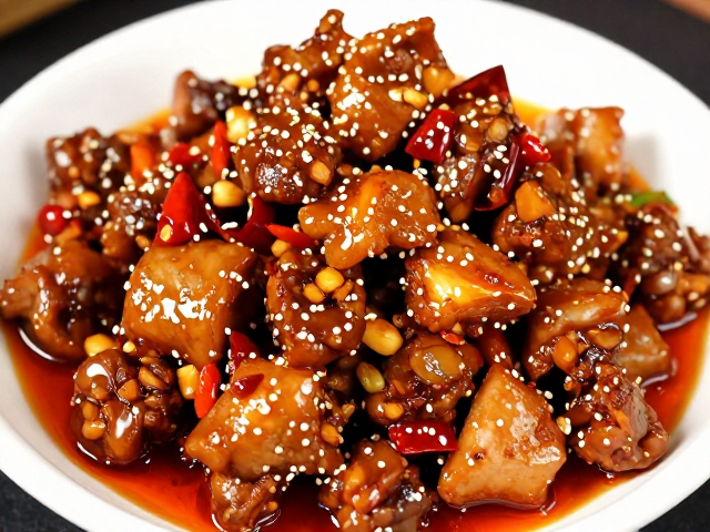 炒制收汁与冷却定型：风味的最终融合