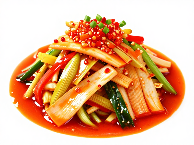 红油凉拌的核心在于食材的物理结构