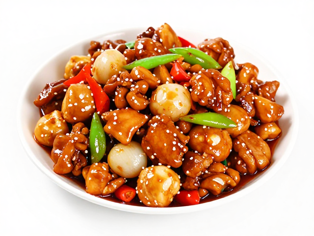 宫保鸡丁的核心在于“糊辣荔枝”味的平衡