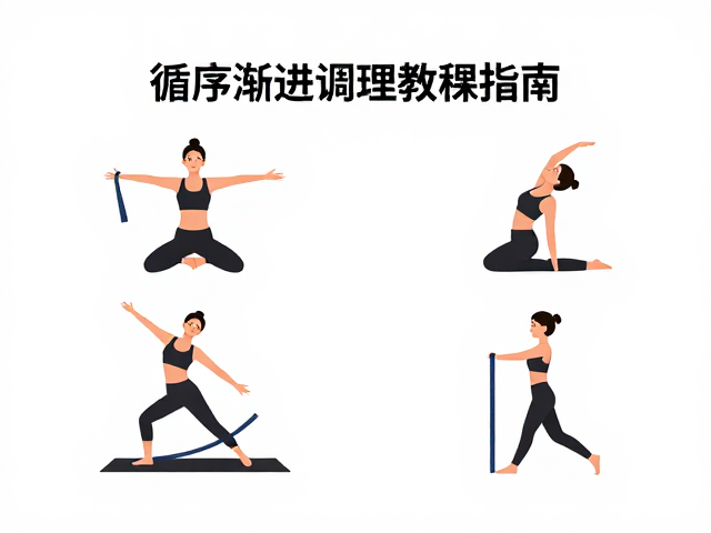 瑜伽伸展带辅助压力焦虑修复，循序渐进调理课程指南