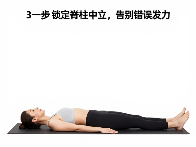 第一步:建立腹式呼吸与核心预激活