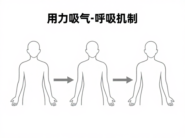 避免用力吸气的生理机制