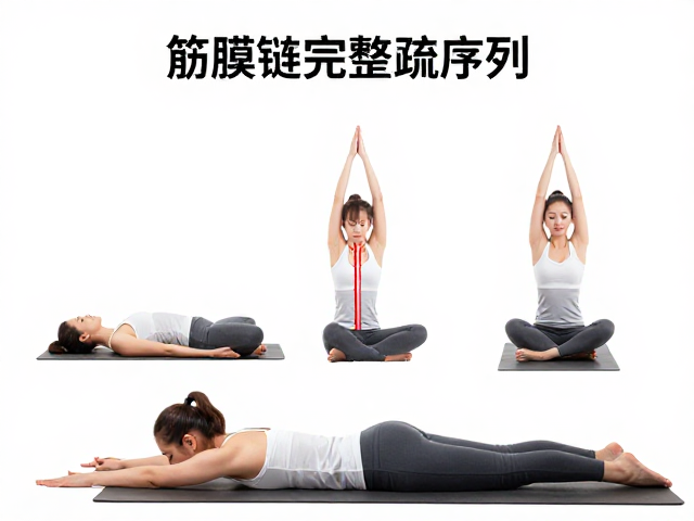 筋膜链完整疏通瑜伽序列，理疗课堂缓解慢性紧张，激活身体自愈力