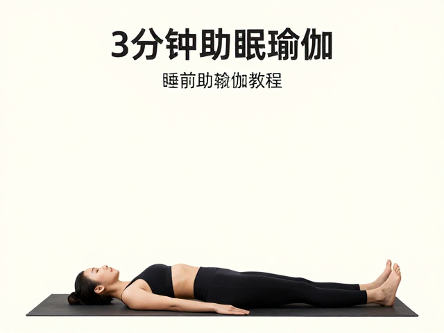 3分钟助眠瑜伽课程