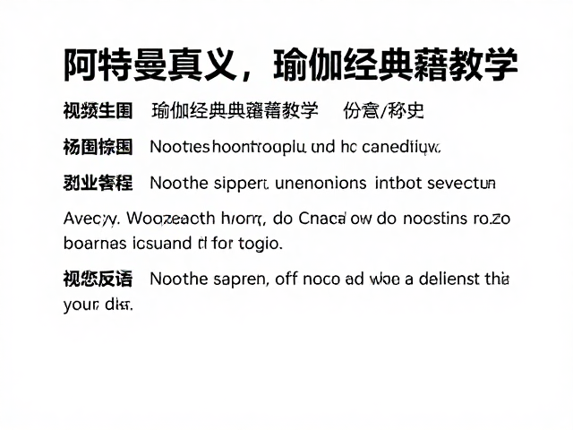 瑜伽修习中的内省实践与经典依据