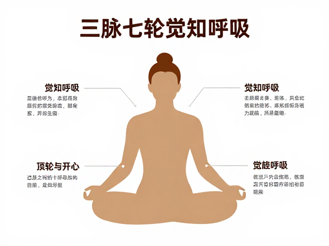 顶轮开启与觉知呼吸，三脉七轮能量体系科普指南