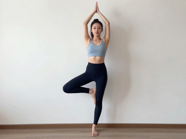 靠墙树式怎么练？重心缓慢转移，平衡体式排课思路，轻松掌握核心稳定