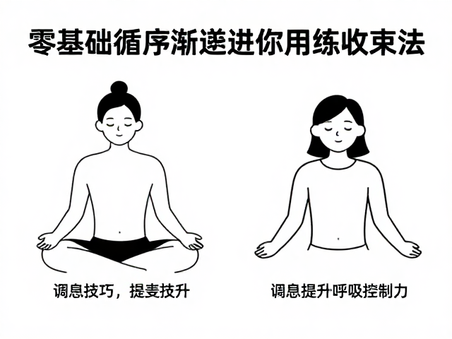 零基础循序渐进练收束法，调息技巧提升呼吸控制力