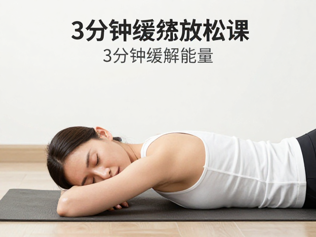 午休舒缓瑜伽排课，肩颈放松术，3分钟缓解疲劳