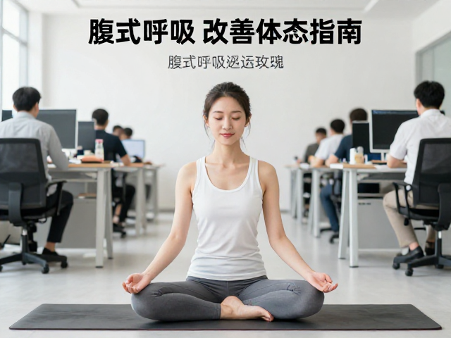 上班族健身房瑜伽，腹式呼吸改善体态指南