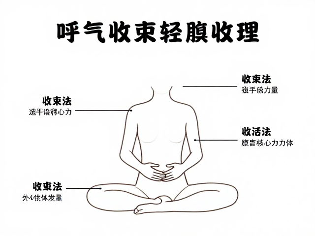 呼气收束轻收腹，收束法能量聚拢原理科普，激活核心力量
