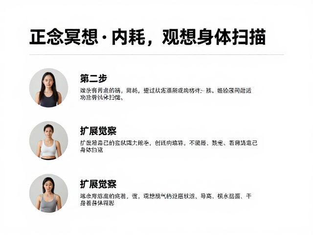 第二步:扩展觉察,观想身体扫描